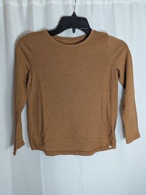 Old Navy Kids Long Sleeve Top in Camel Brown